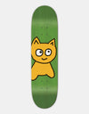 Meow Big Cat Woodstain Grn Skateboard Deck - 8.5"