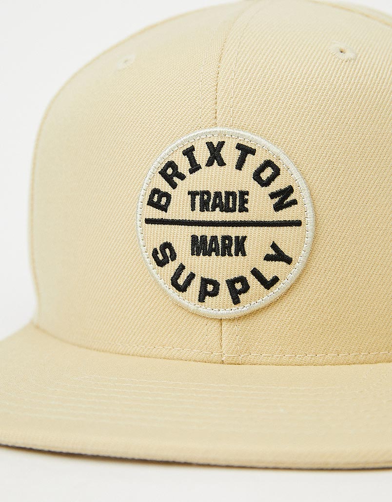 Brixton Oath III Snapback Cap - Natural