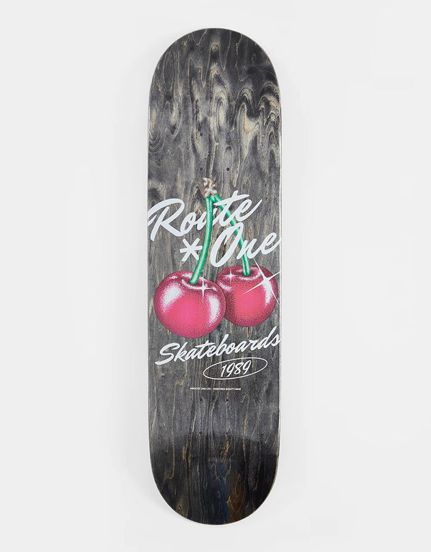 Route One Cherries Skateboard Deck - 8.375"