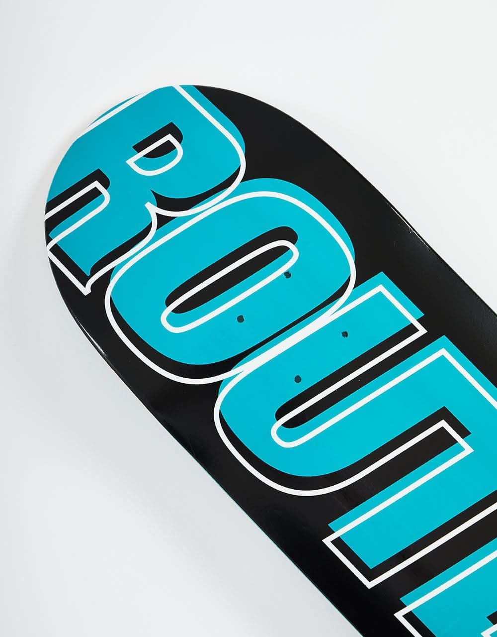 Route One Offset Athletic Logo Skateboard Deck