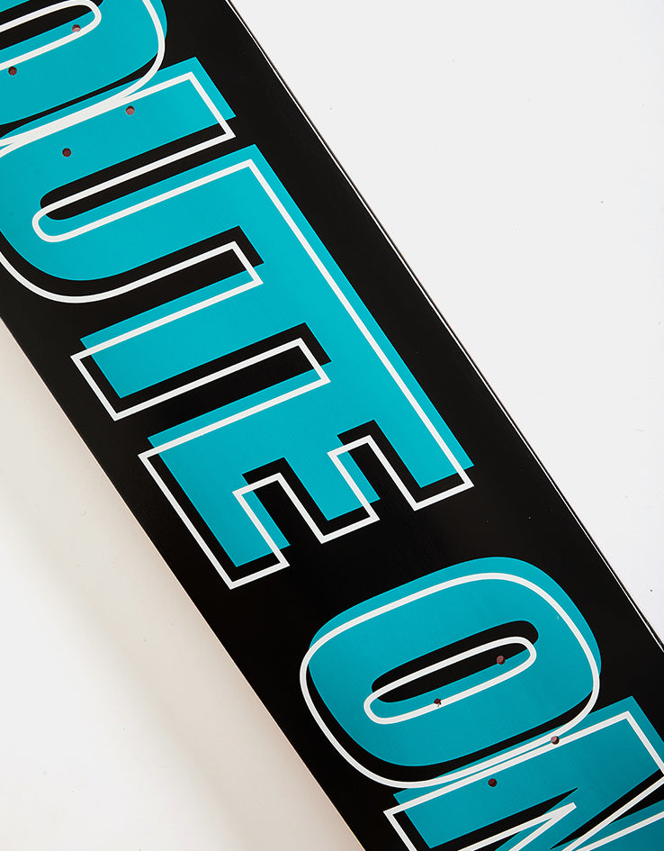 Route One Offset Athletic Logo Skateboard Deck