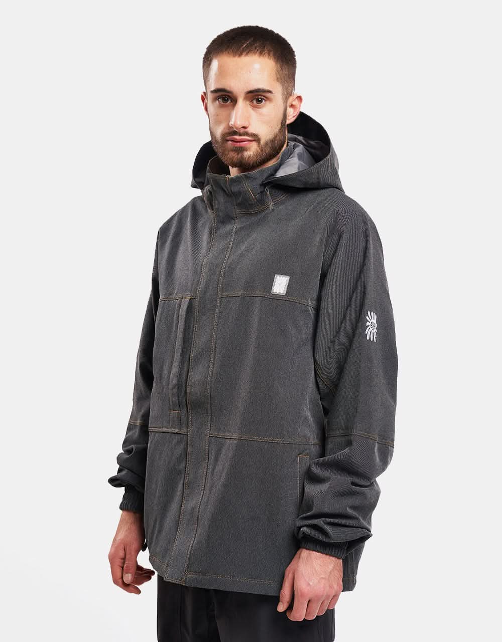 686 Dojo 2024 Snowboard Jacket Black Denim