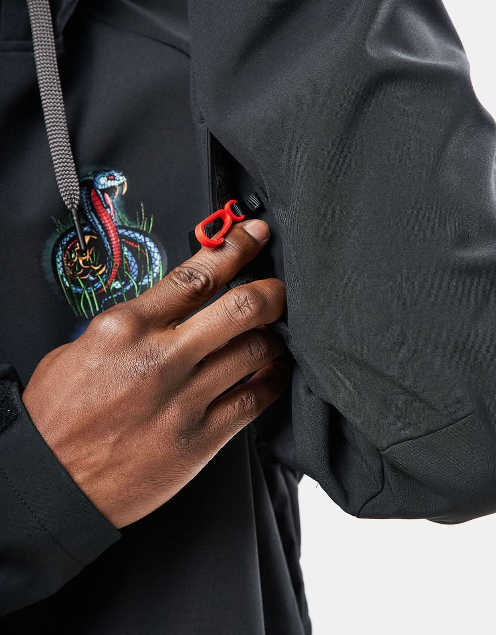 samborghini black hoodie