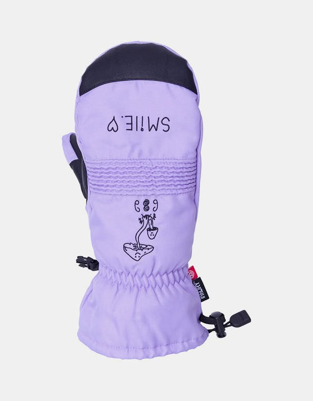 686 Lander Snowboard Mitts - Violet Jake Mango