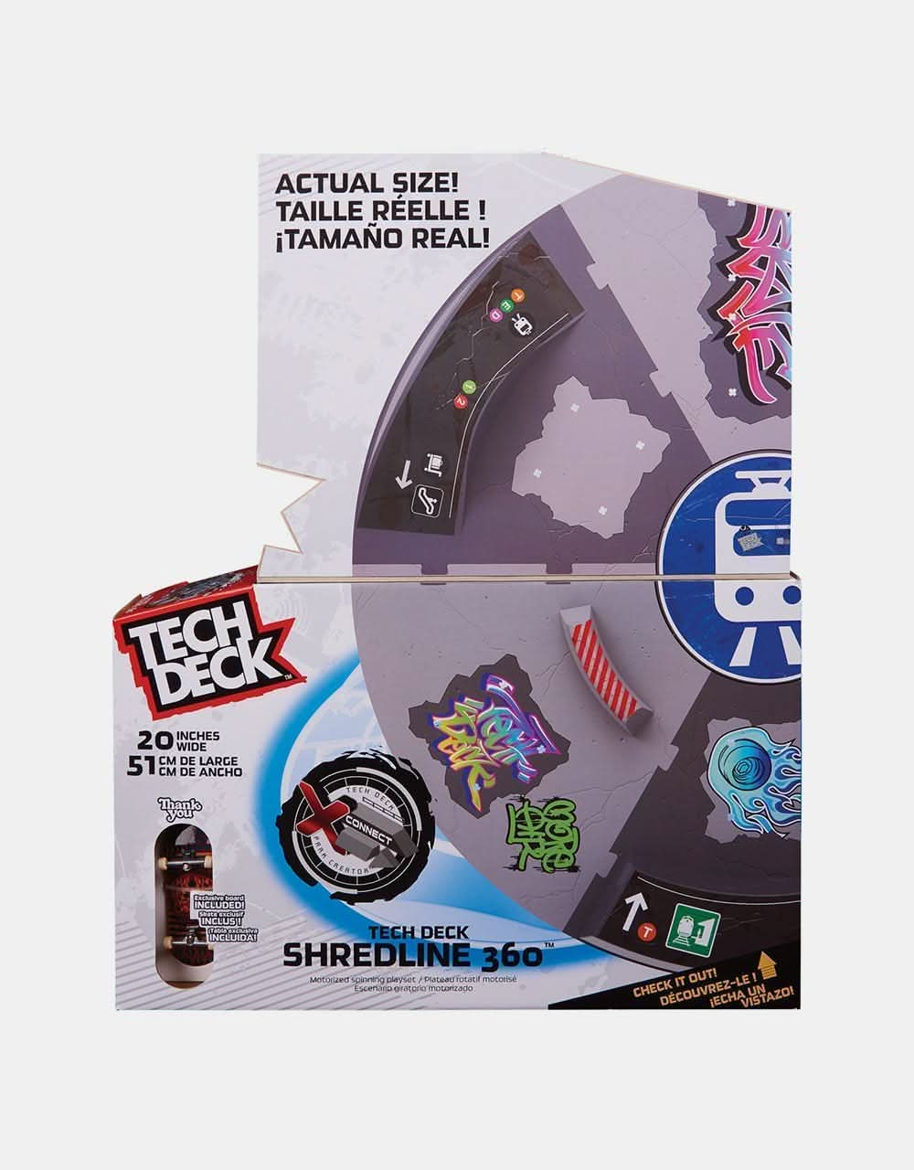 Tech Deck Fingerboard Shredline 360 Motorized Skate Park