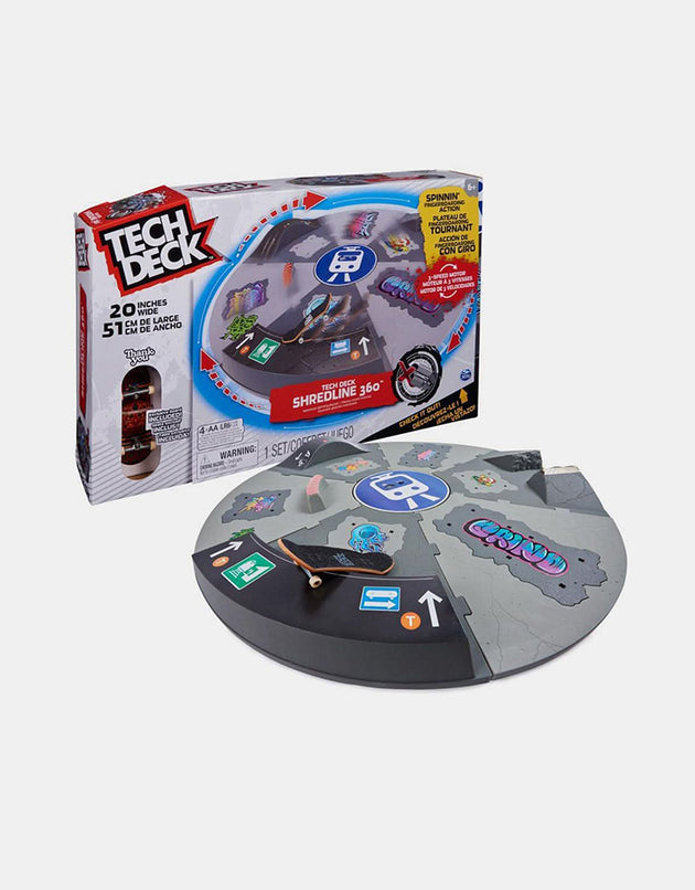 Tech Deck Fingerboard Shredline 360 Motorized Skate Park