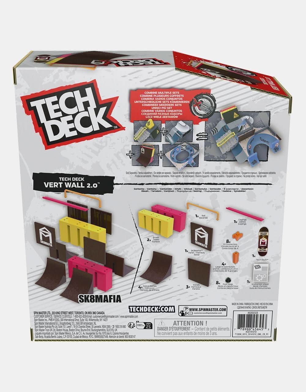 Tech Deck Park Creator - Set Rampette Personalizzabili Per Fingerboard | Con Skateboard Miniatura | Gioco Per Ragazzi - Foto 9