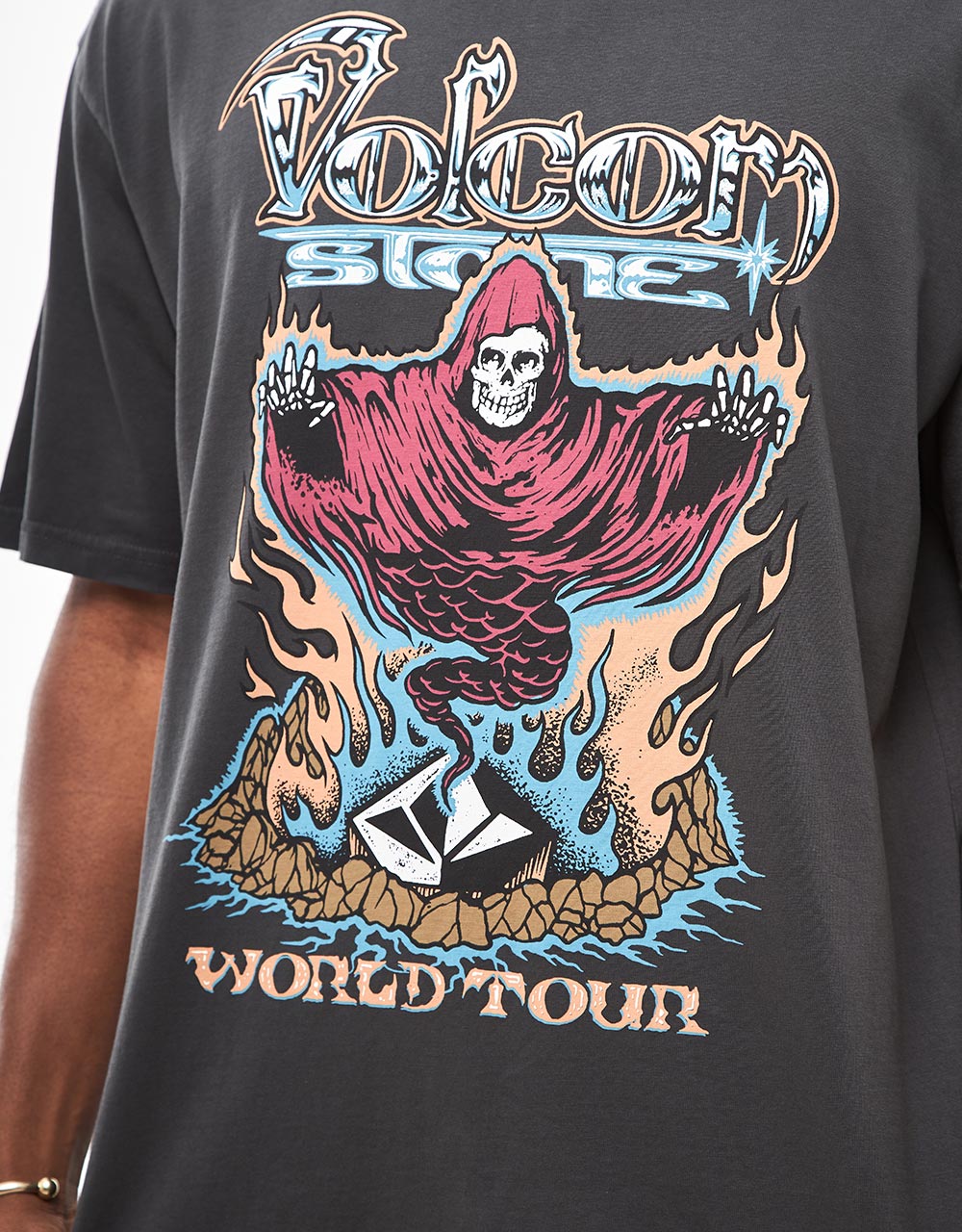 Volcom Stone Ghost T-Shirt - Stealth