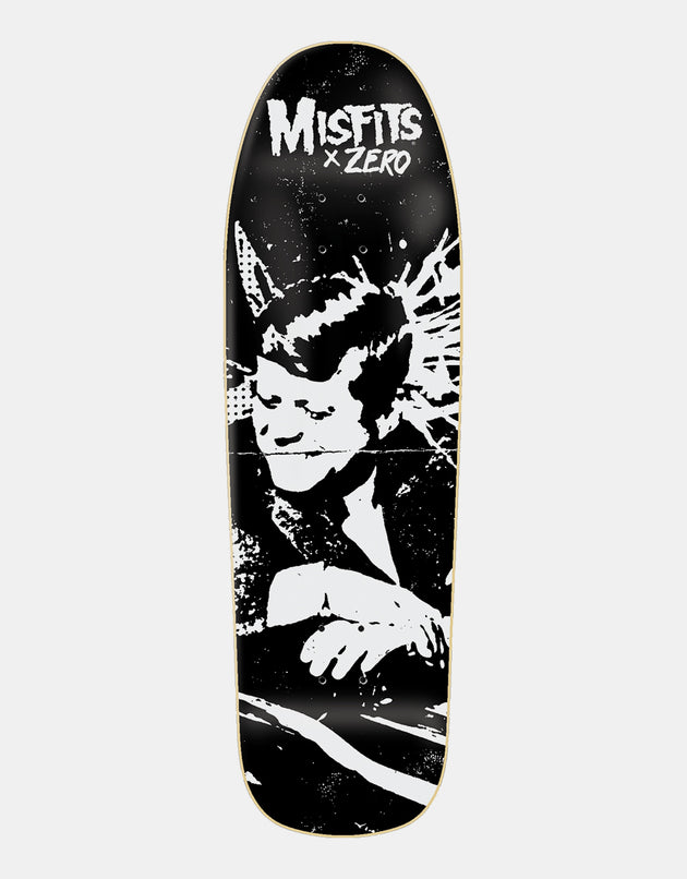 Zero x Misfits Bullet Shaped Skateboard Deck - 9.25"
