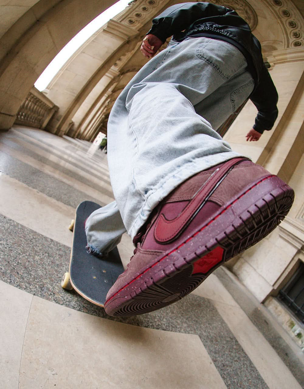 Nike SB 'City of Love' Dunk Low Premium Skate Shoes - Burgundy Crush/Dk Team Red-Earth-Dk Pony-Univ Red-Earth