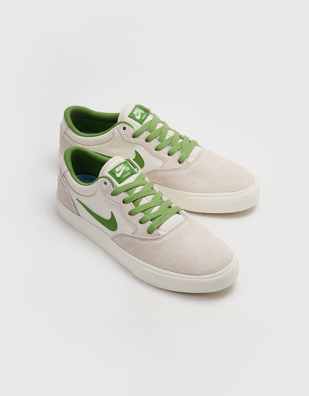 Nike SB Chron 2 Skate Shoes - Phantom/Chlorophyll-Summit White-Sail