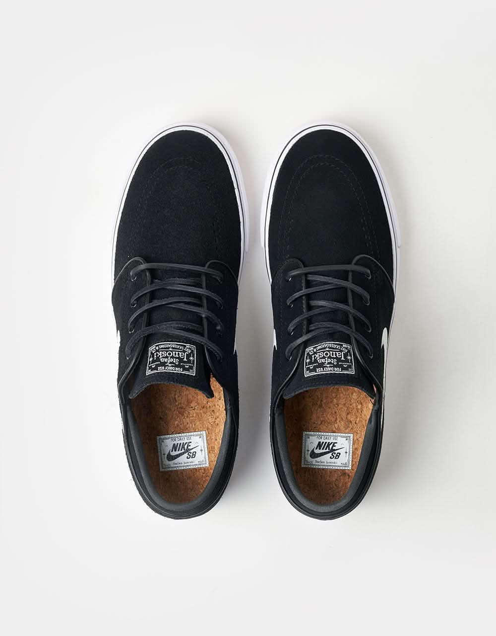 Nike SB Zoom Janoski OG+ Skate Shoes - Black/White-Black-White-Black-Gum Lt Brown