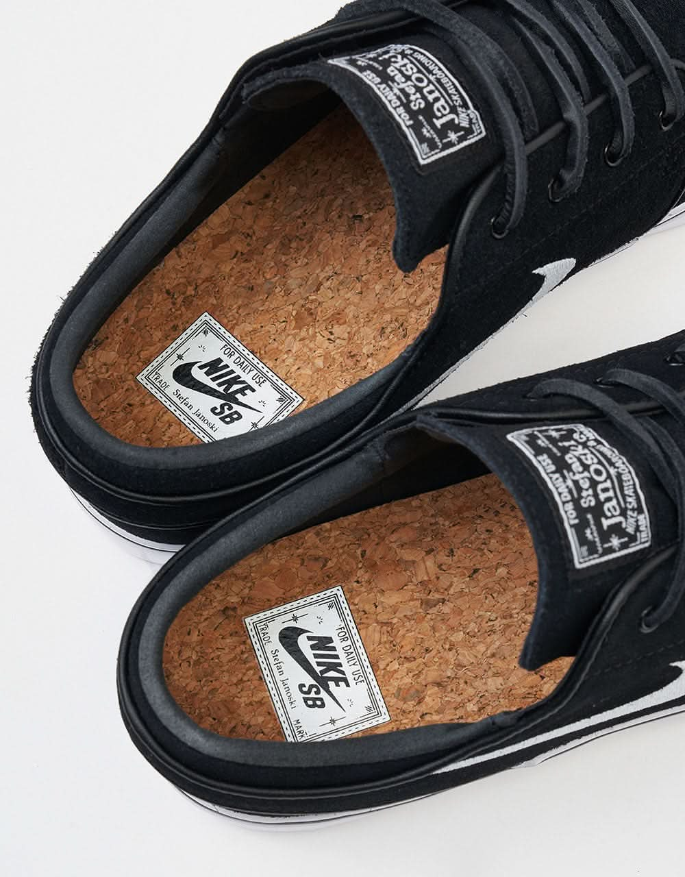 Nike SB Zoom Janoski OG+ Skate Shoes - Black/White-Black-White-Black-Gum Lt Brown