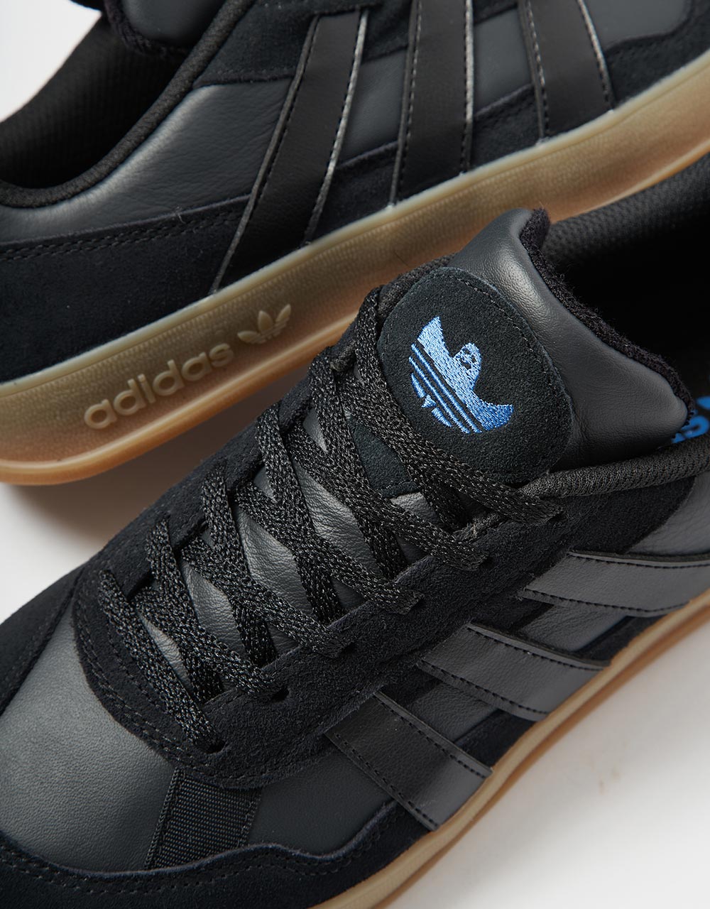 adidas Aloha Super Skate Shoes - Core Black/Carbon/Bluebird