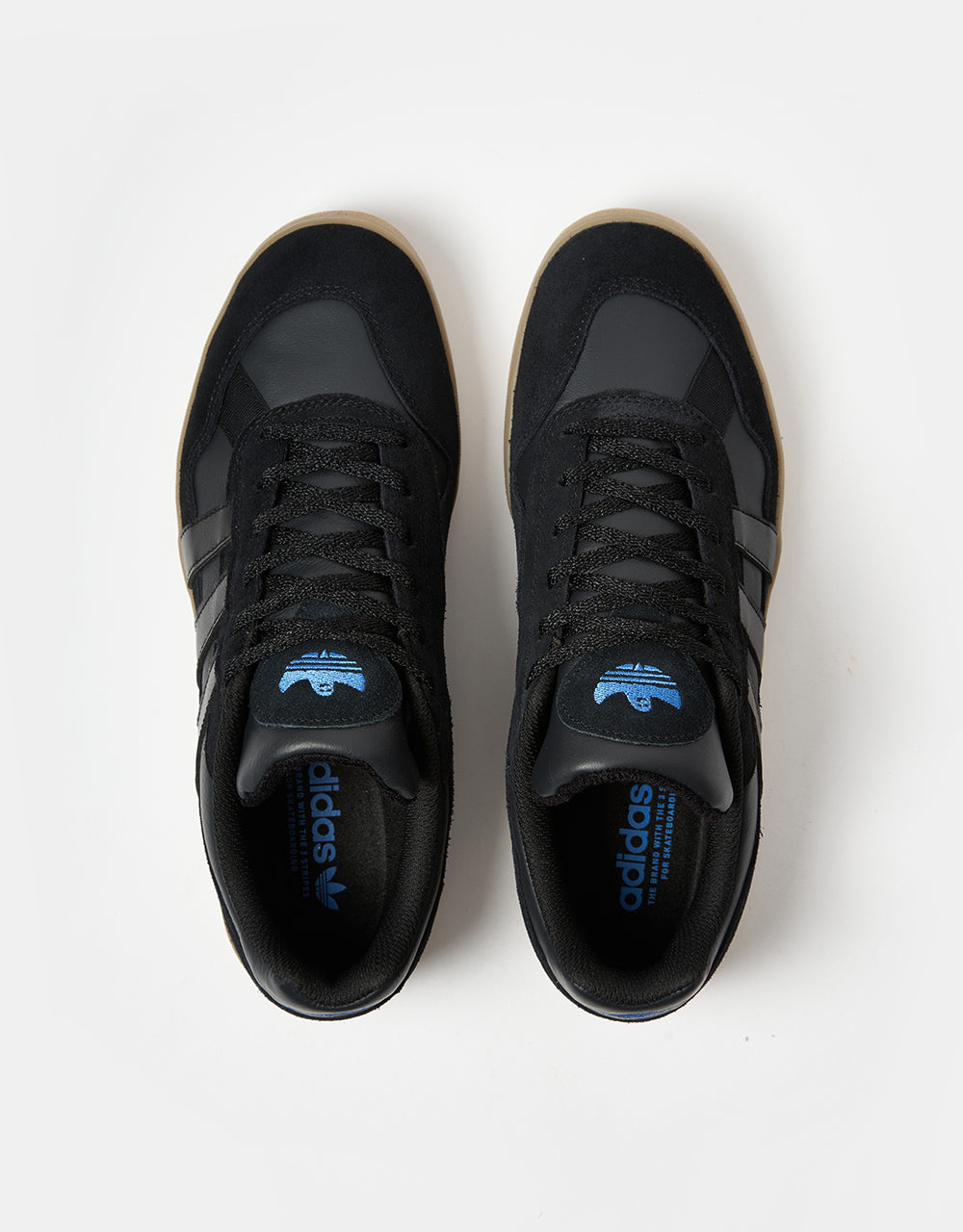 adidas Aloha Super Skate Shoes - Core Black/Carbon/Bluebird