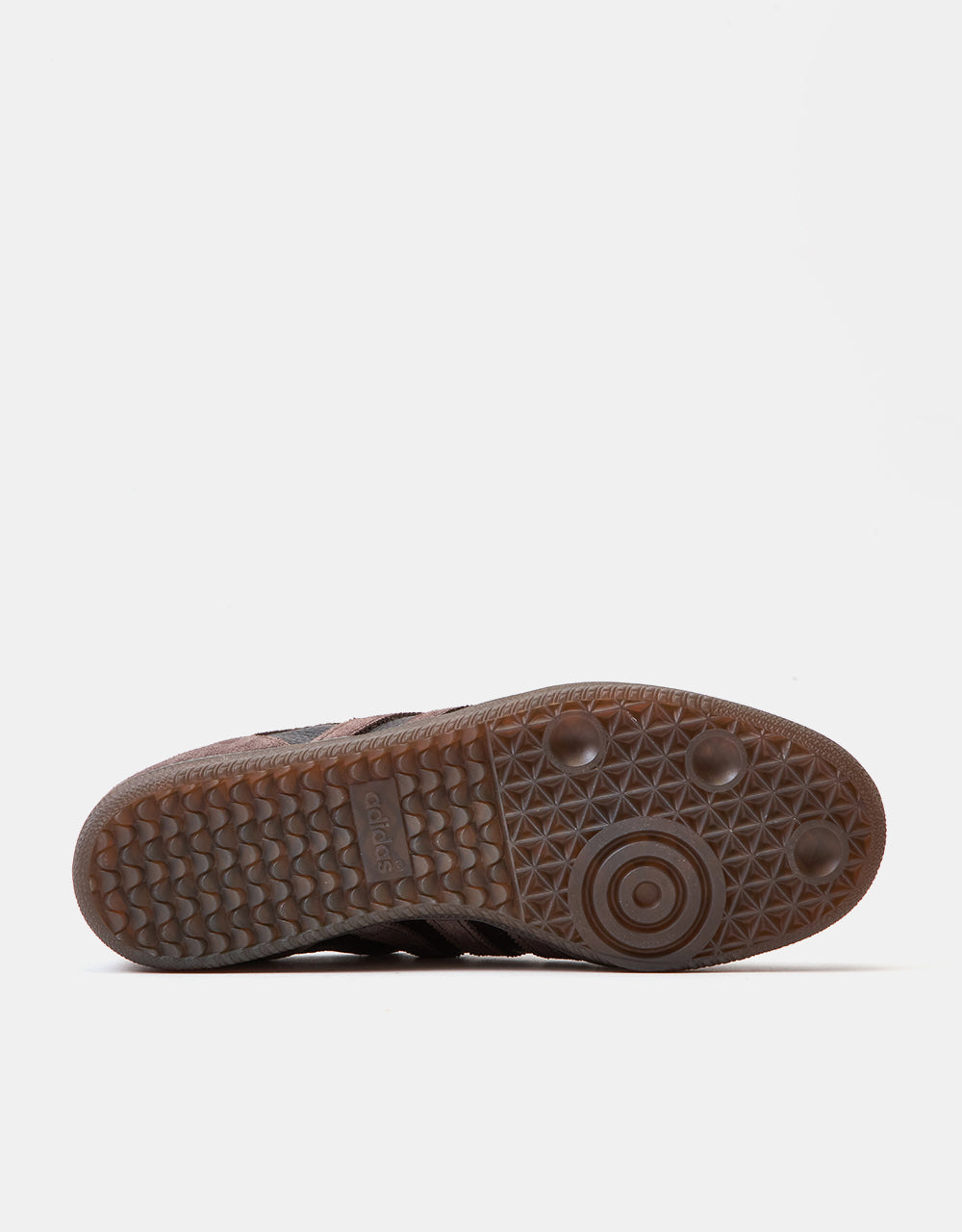 adidas x Kader Samba ADV Skate Shoes - Core Black/Brown/Gum