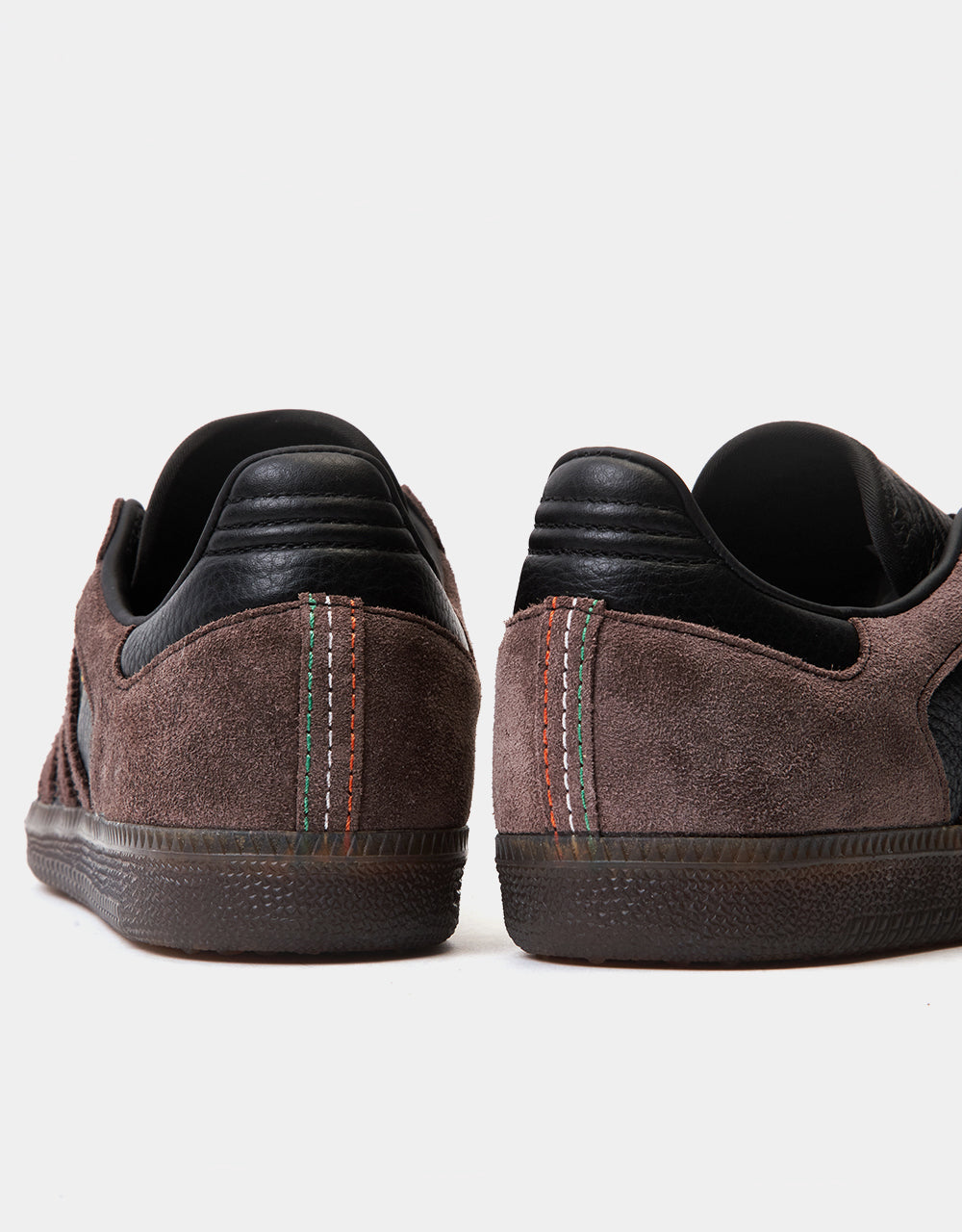 adidas x Kader Samba ADV Skate Shoes - Core Black/Brown/Gum