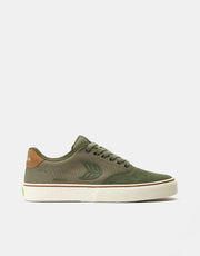 Cariuma Naioca Pro Skate Shoes - Olive Green/Green