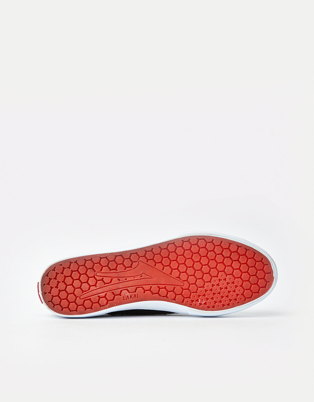 Lakai x Chocolate Flaco II Skate Shoes - Black/Red Suede