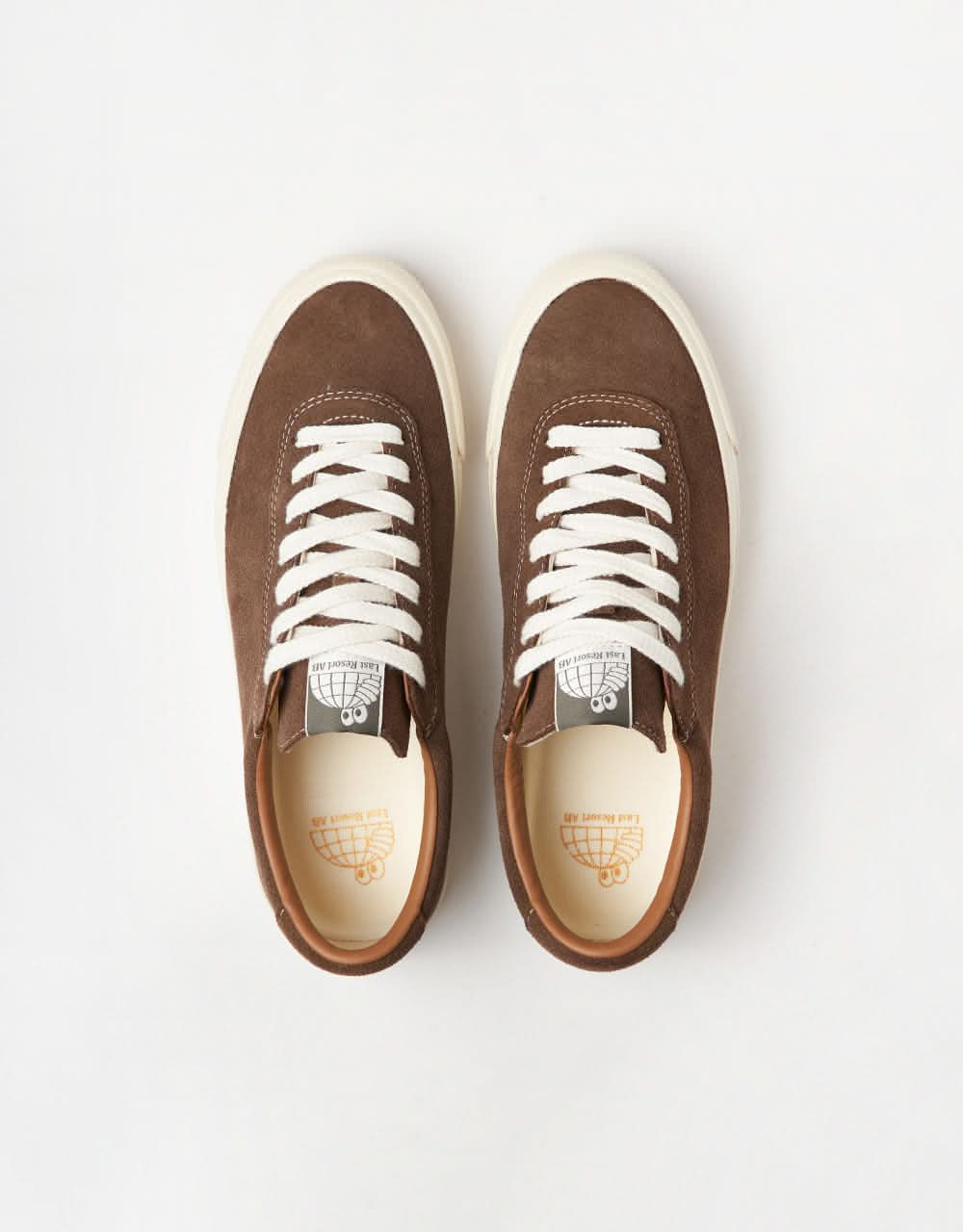 Last Resort AB VM001 Lo Suede Skate Shoes - Bison Brown/White