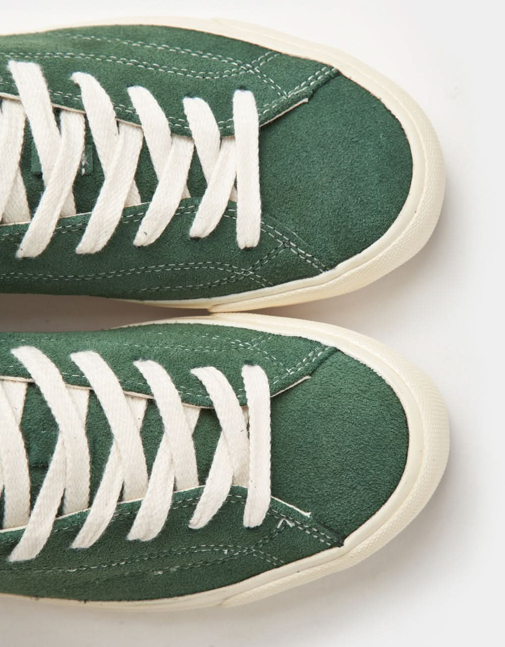 Last Resort AB VM003 Lo Suede Skate Shoes - Elm Green/White