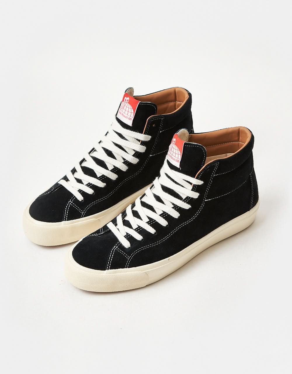 Last Resort AB VM003 Hi Suede Skate Shoes - Black/White