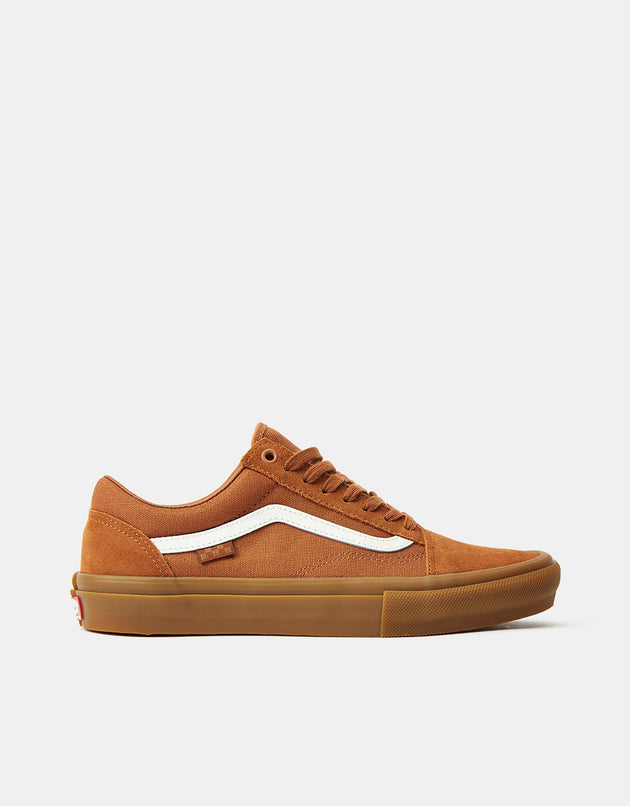 Vans Old Skool Skate Shoes - Brown/Gum