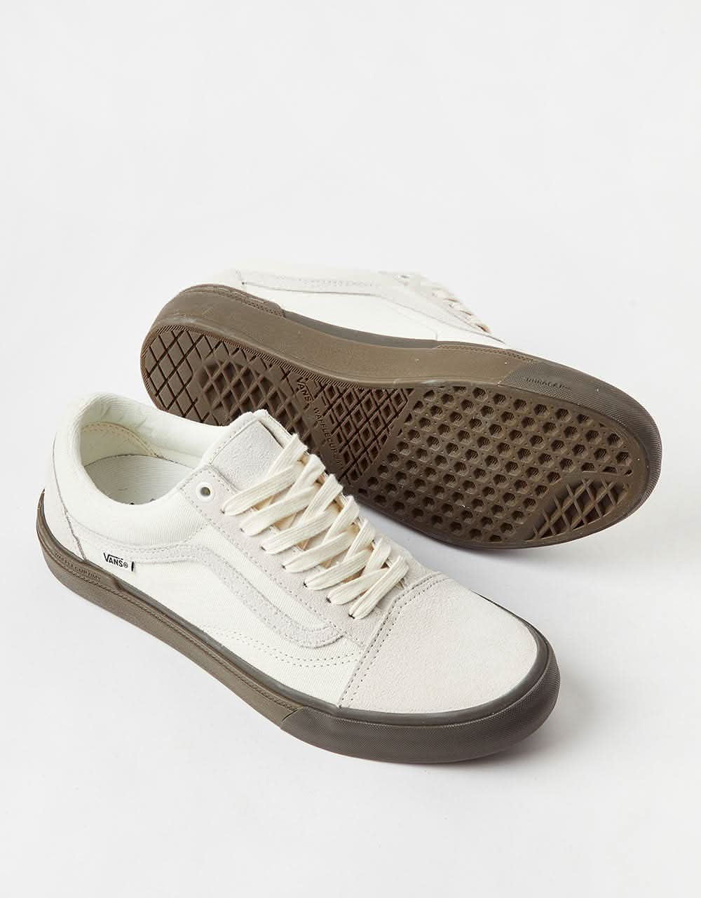 Vans BMX Old Skool Skate Shoes -  Marshmallow/Gum