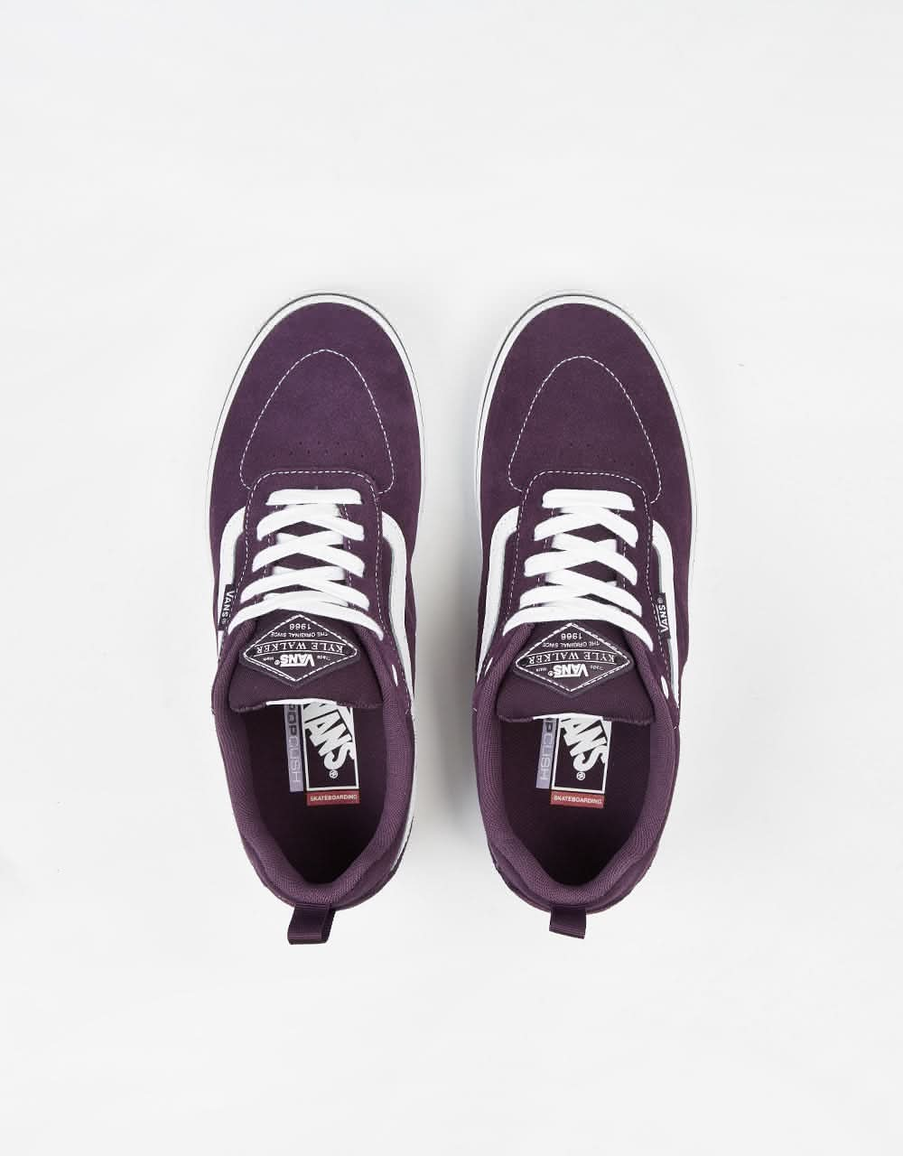 Vans Kyle Walker Skate Shoes - Blackberry Wine/True White