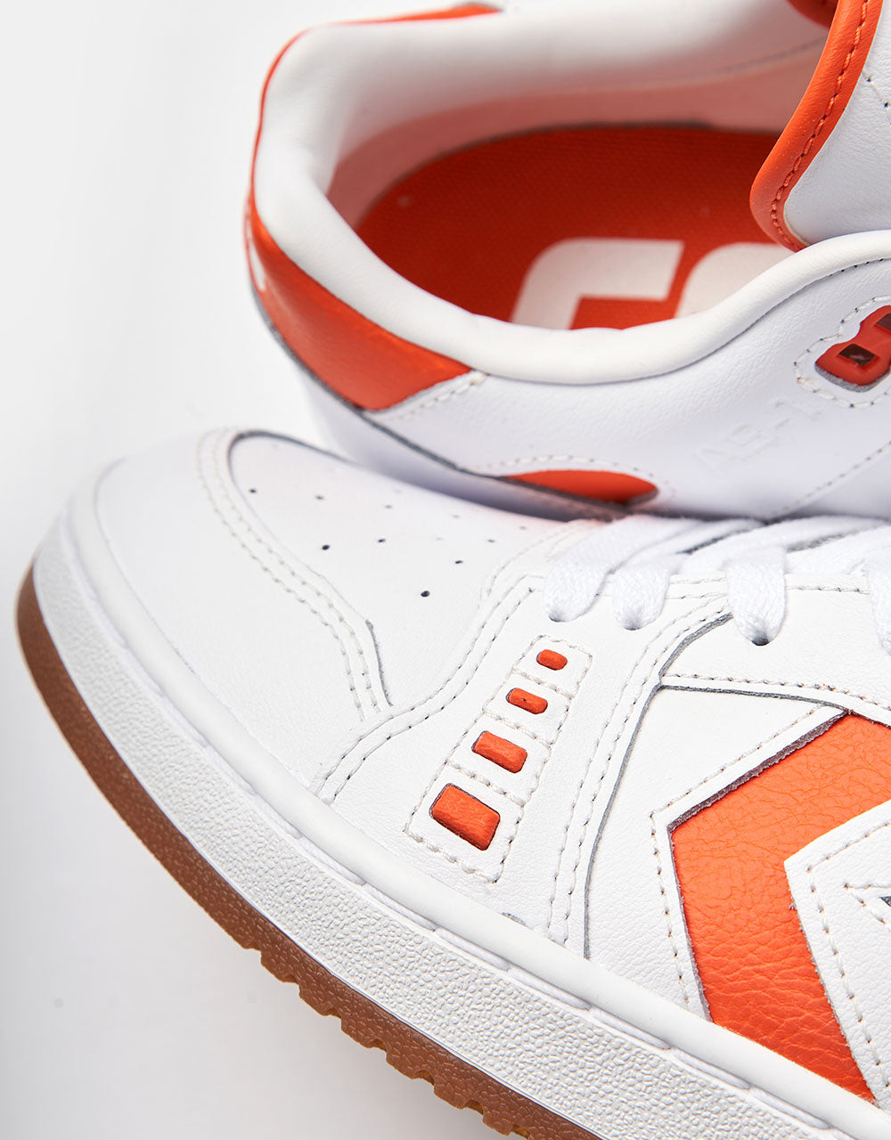 Converse AS-1 Pro Skate Shoes - White/Orange/White