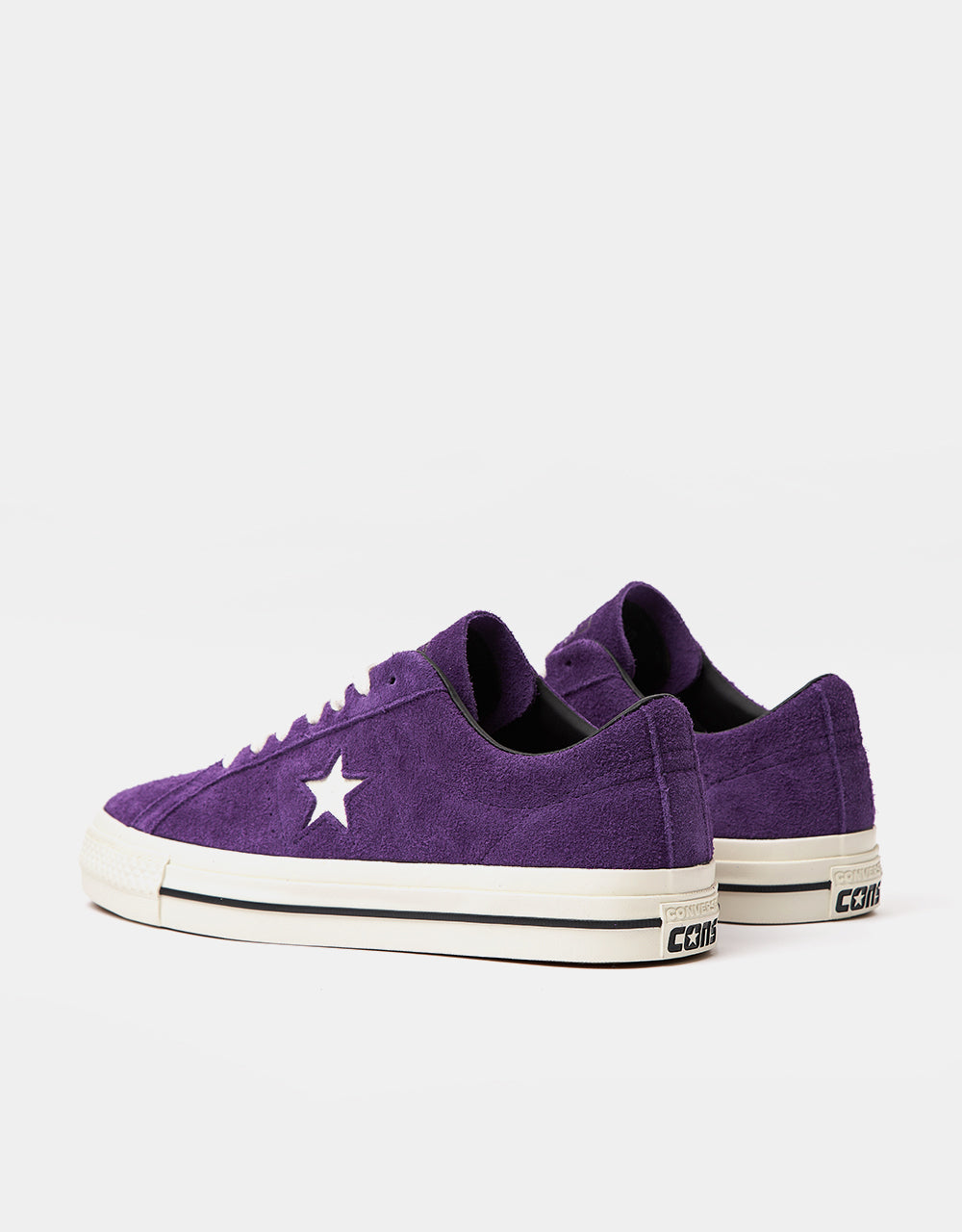 Converse One Star Pro Skate Shoes - Night Purple/Egret/Black