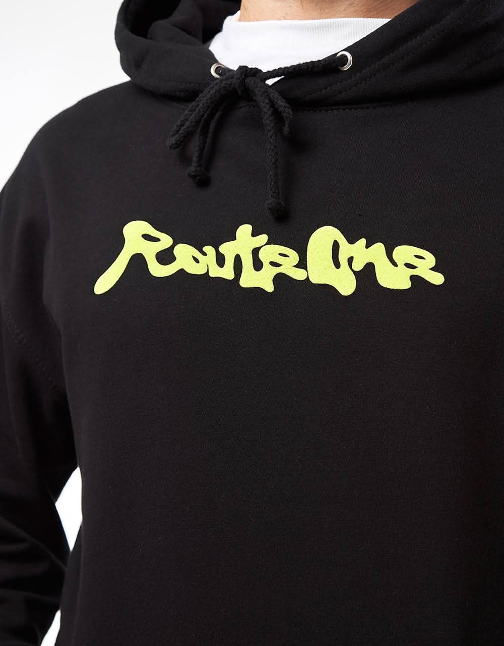 Route One Fluidity Pullover Hoodie - Deep Black