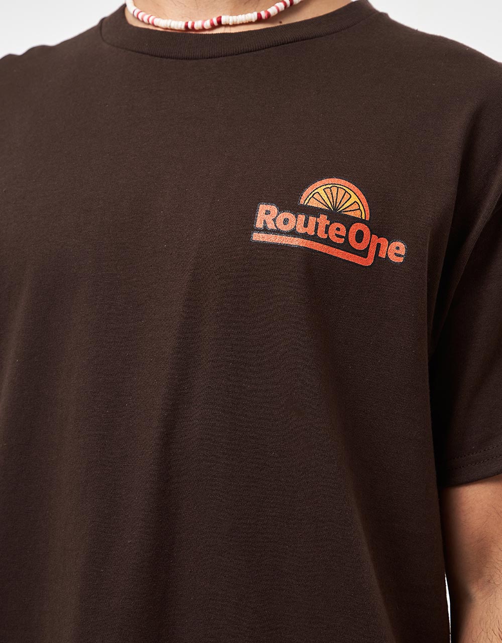 Route One Orange Soda T-Shirt - Dark Chocolate