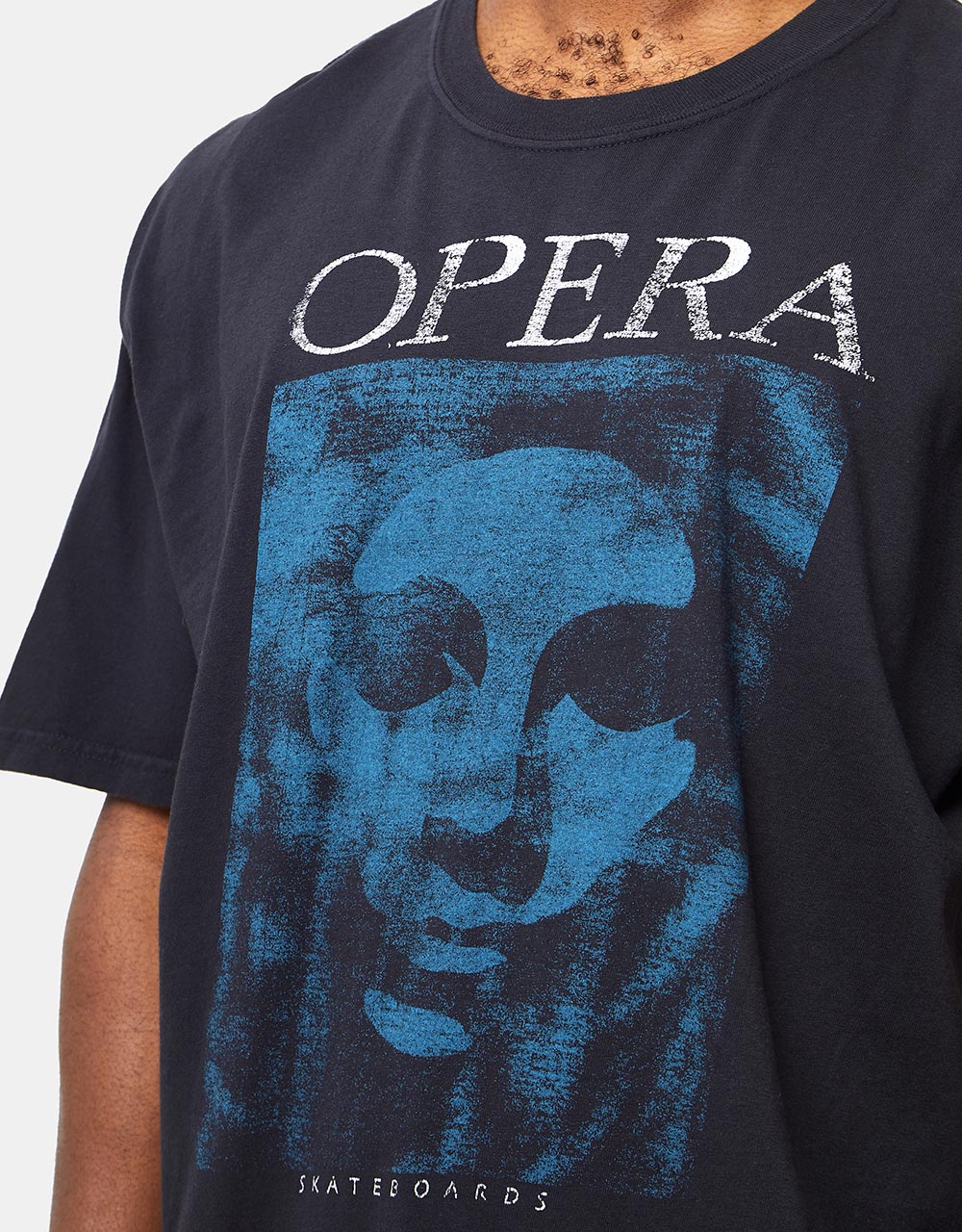 Opera Mask Vintage T-Shirt - Black