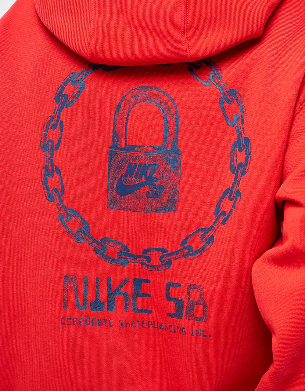 Nike SB On Lock Pullover Hoodie - University Red