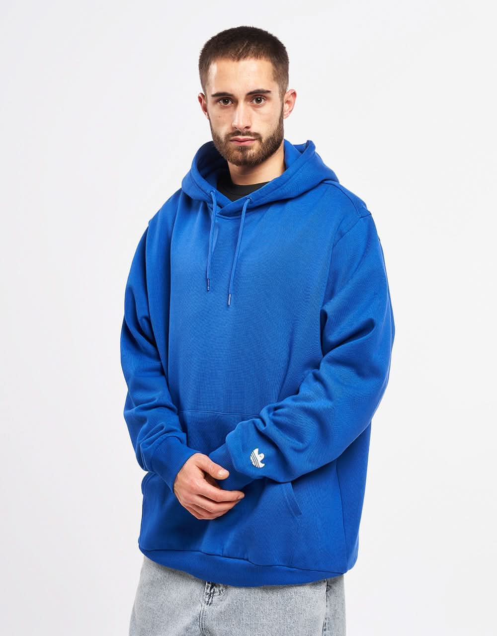 adidas Shmoofoil Monument Pullover Hoodie - Team Royal Blue/White/Black