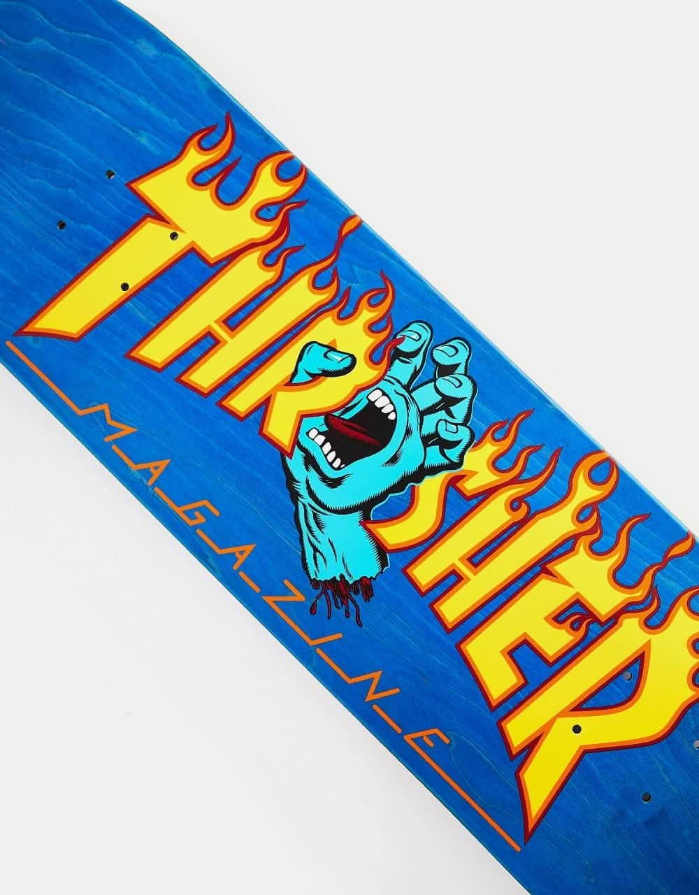 Santa Cruz x Thrasher Screaming Flame Logo Skateboard Deck - 8.25"