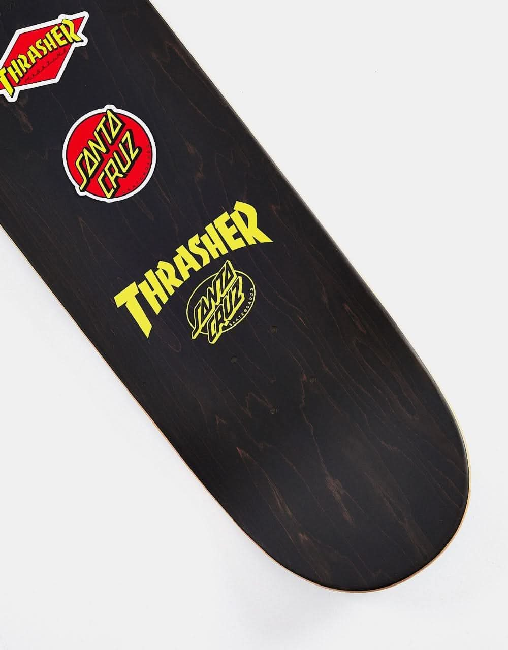 Santa Cruz x Thrasher Screaming Flame Logo Skateboard Deck - 8.25"