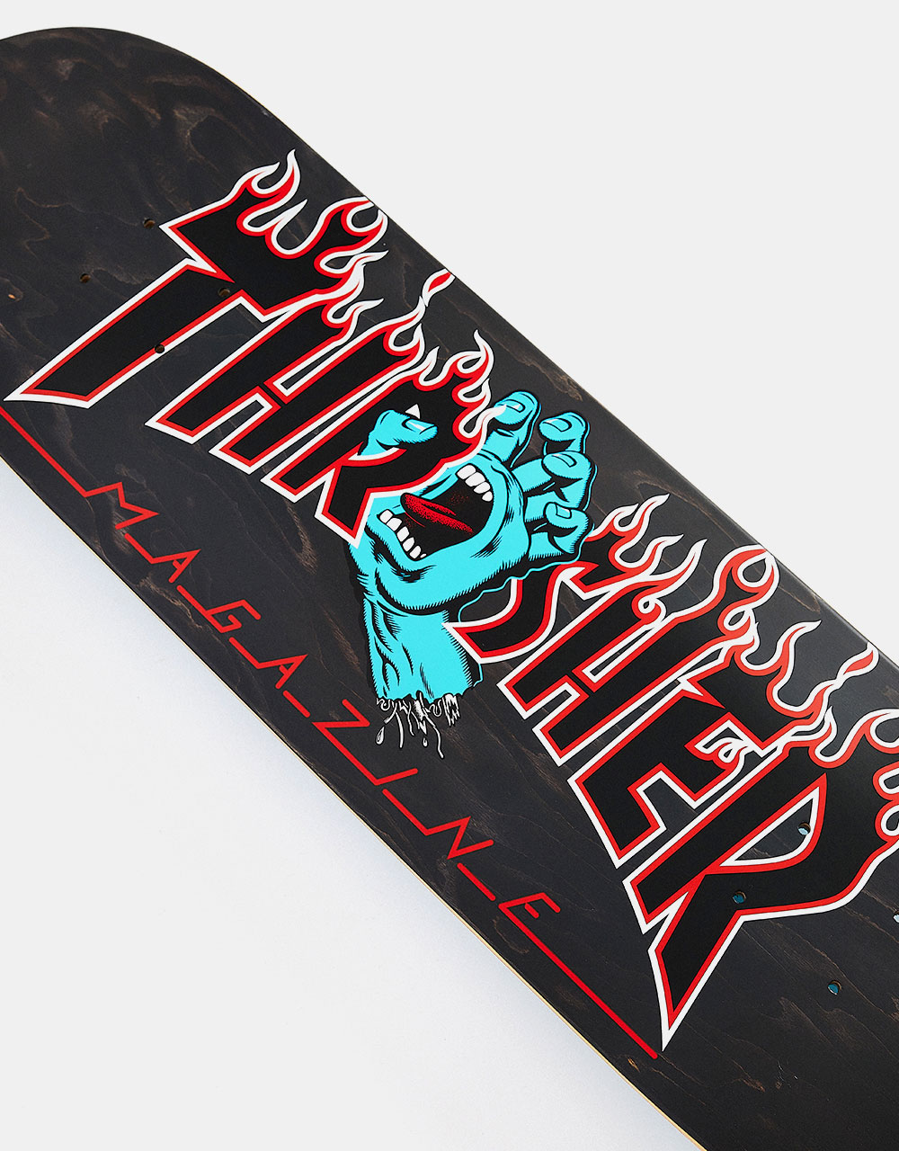 Santa Cruz x Thrasher Screaming Flame Logo Skateboard Deck - 8.5"