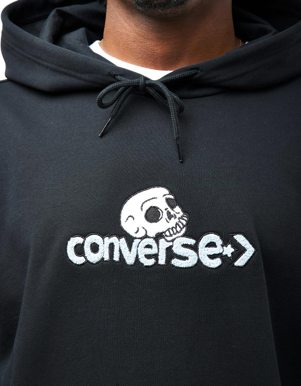 Converse Cons Skull Hoodie - Converse Black