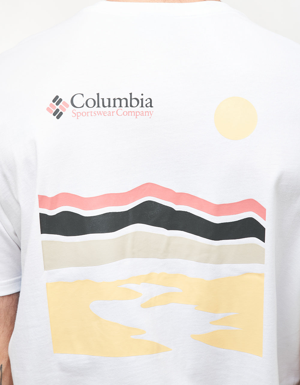 Columbia Explorers Canyon™ Back T-Shirt - White/Heritage Hills