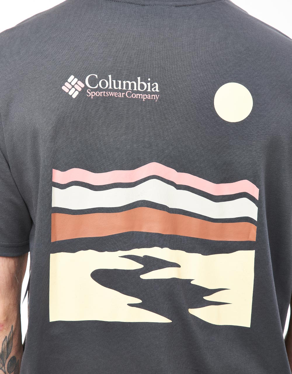 Columbia Explorers Canyon™ Back T-Shirt - Shark/Heritage Hills