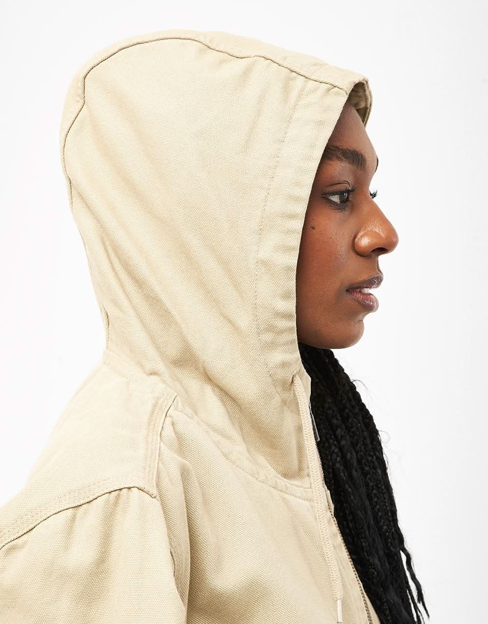 Dickies Duck Canvas Hooded Unlined Jacket - Stone Washed Desert