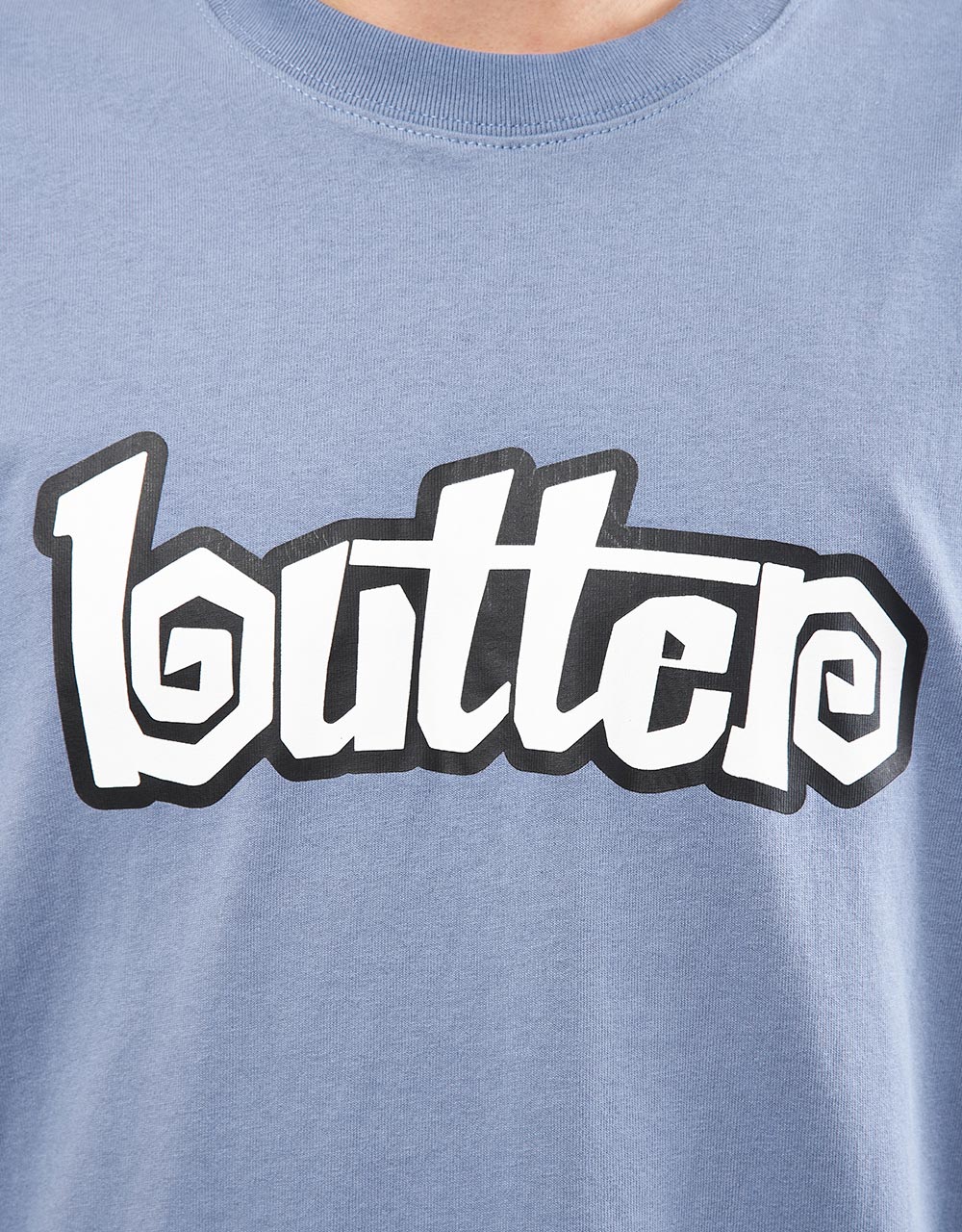 Butter Goods Swirl T-Shirt - Slate Blue