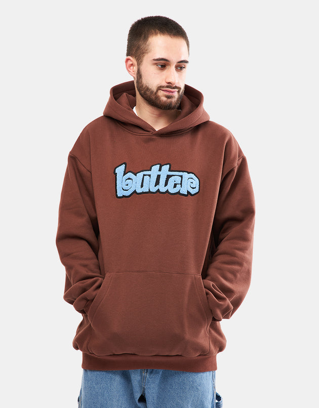 Butter Goods Swirl Pullover Hoodie - Chocolate