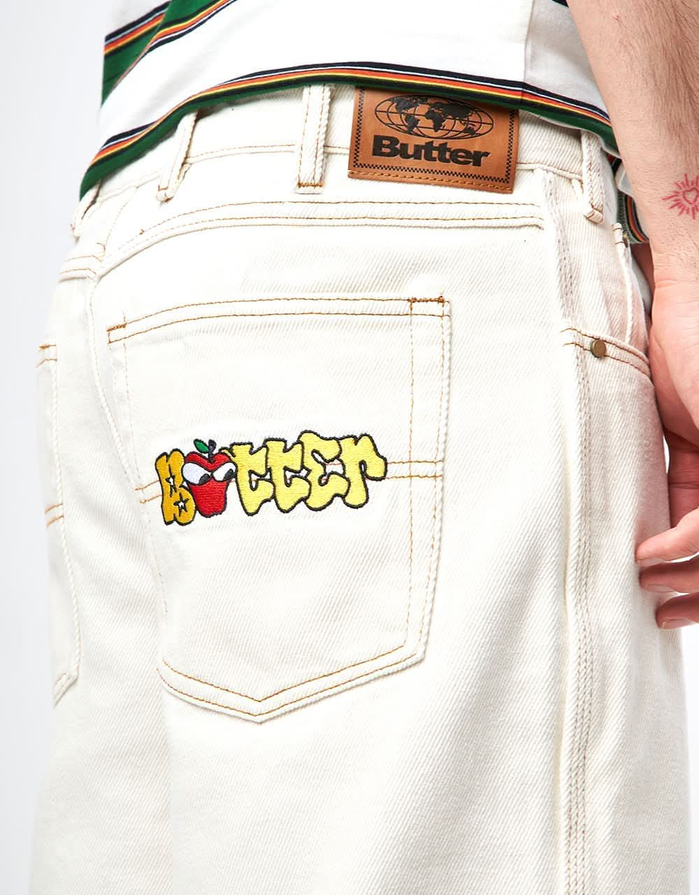 Butter Goods Big Apple Denim Jeans - Bone