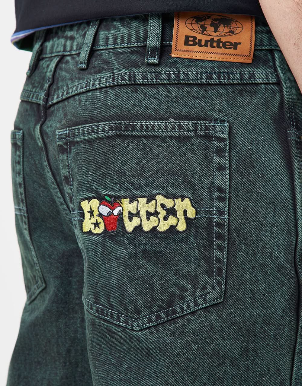Butter Goods Big Apple Denim Jeans Acid Fern