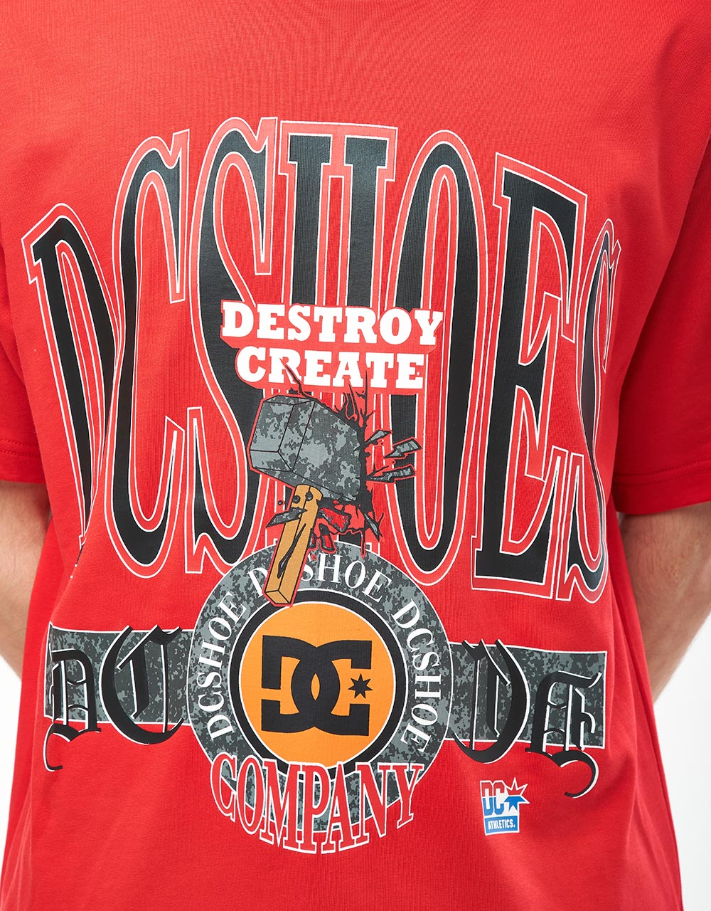 DC Shy Town T-Shirt - Racing Red