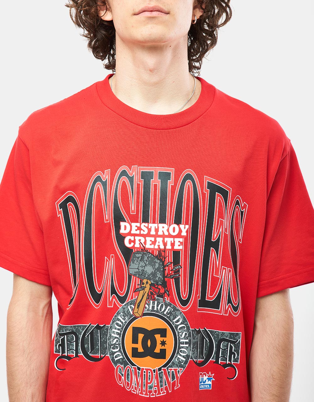 DC Shy Town T-Shirt - Racing Red