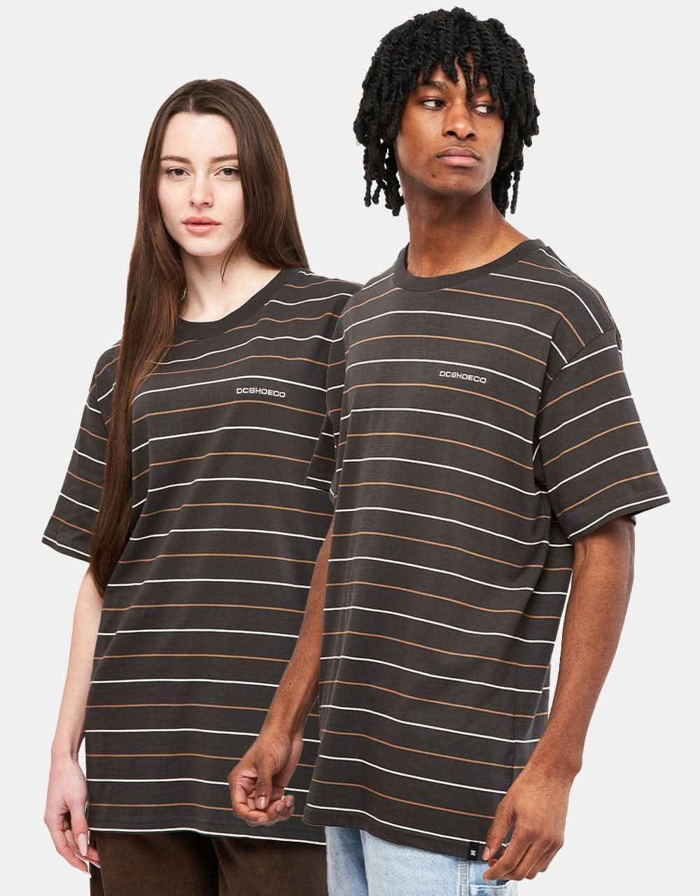 DC Lowstate Stripe T-Shirt - Pirate Black Lowstate Stripe